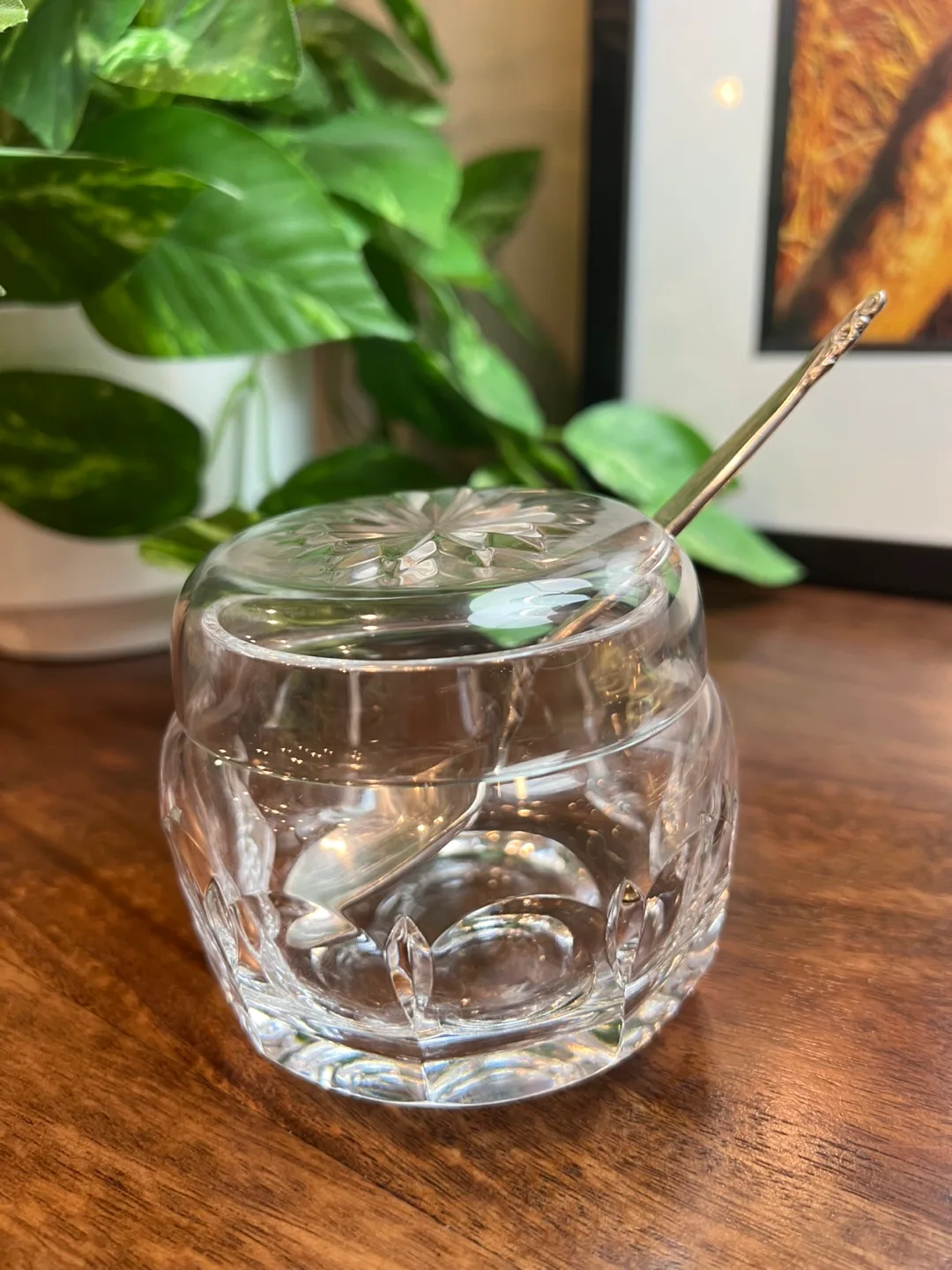 Glass Jar with Lid and Spoon thumbnail