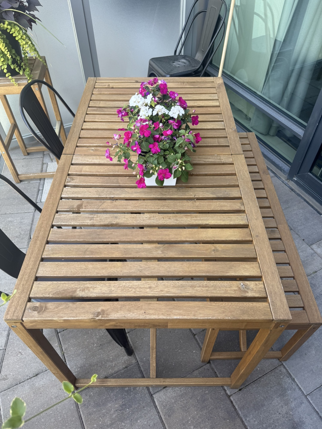 IKEA Nammaro Outdoor Dining Table & Bench - photo 3