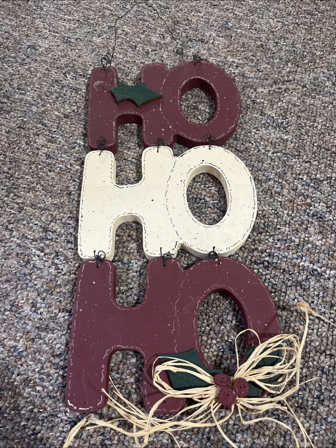 Ho Ho Ho Holiday Wall Decor thumbnail