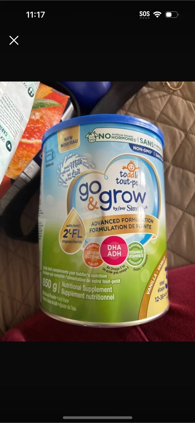 Abbott Go & Grow Toddler Formula - Vanilla thumbnail