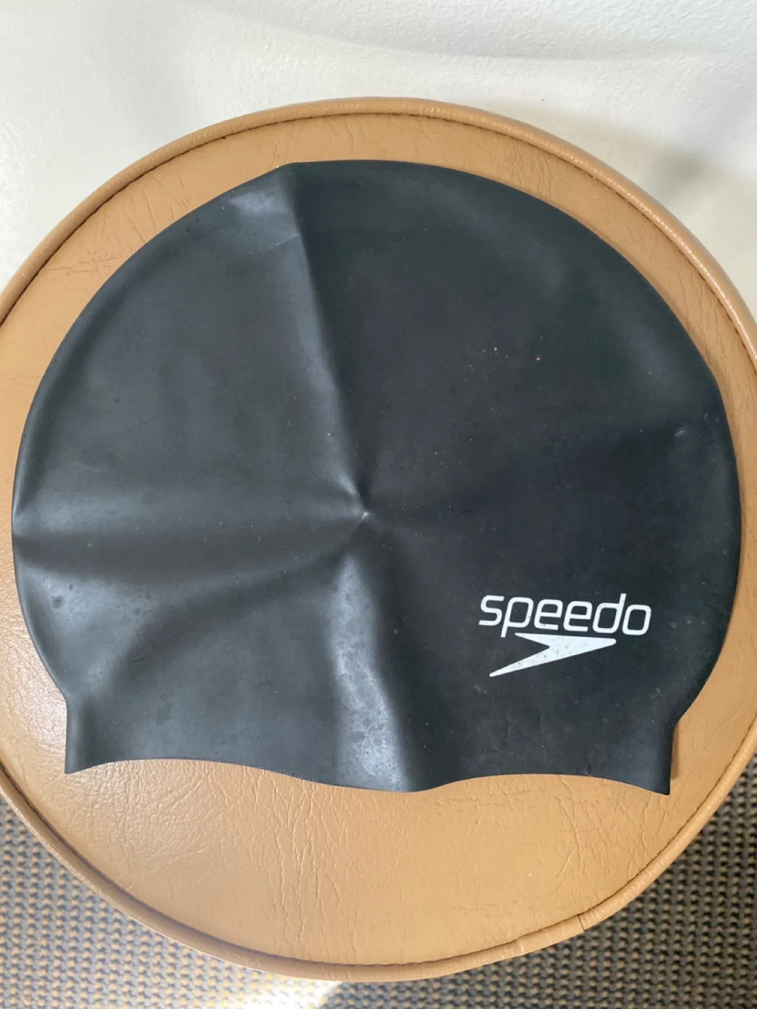 Speedo 🇨🇦 Black Swim Cap thumbnail
