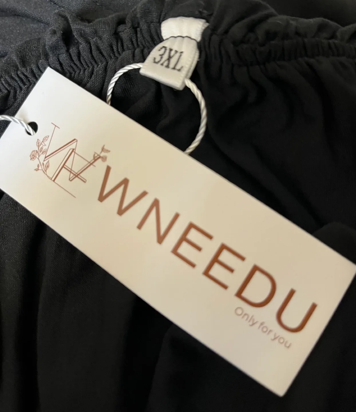 WNEEDU Black Off Shoulder Maxi Dress - 3XL thumbnail