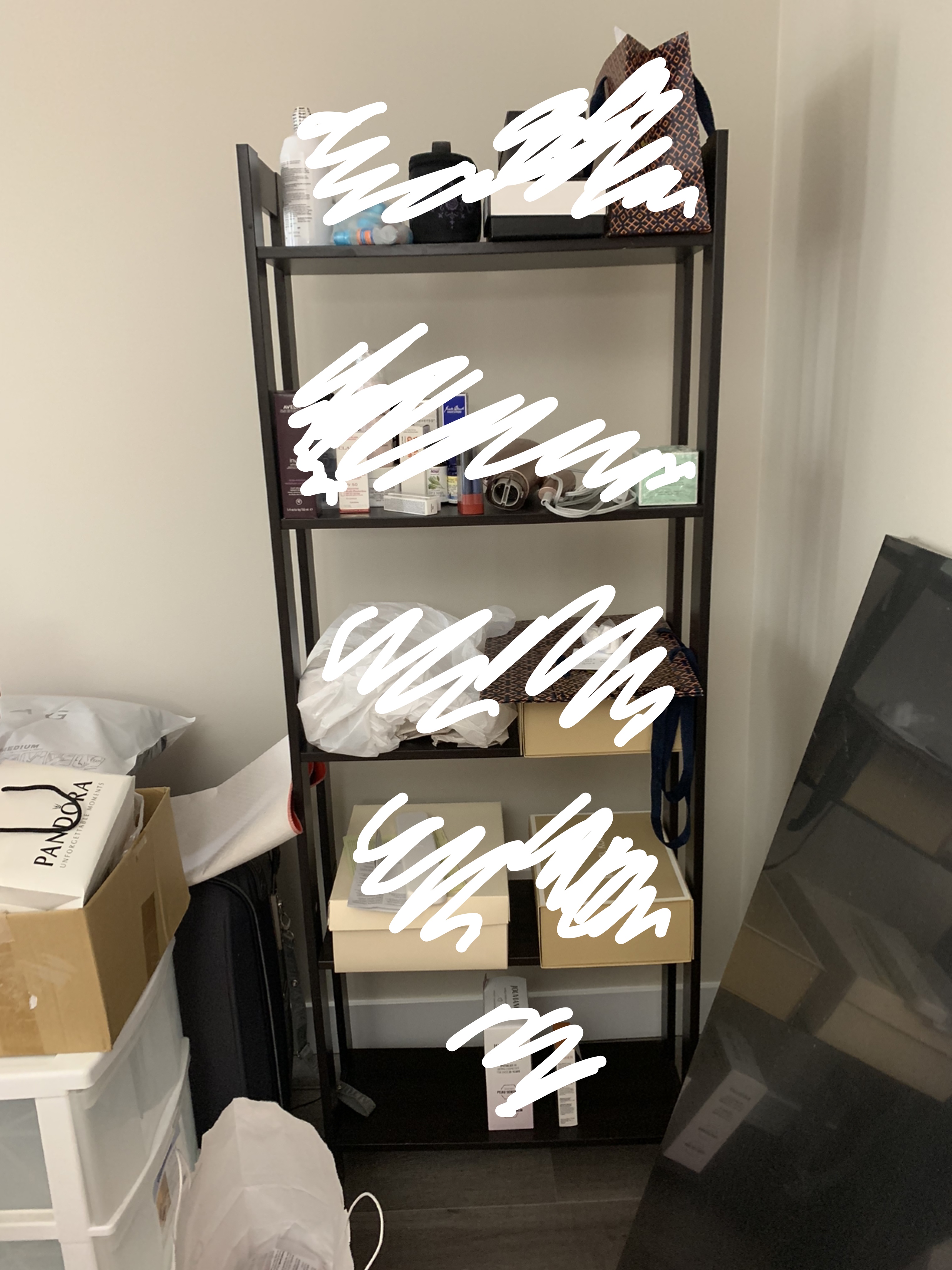 LAIVA Bookcase, black-brown from IKEA