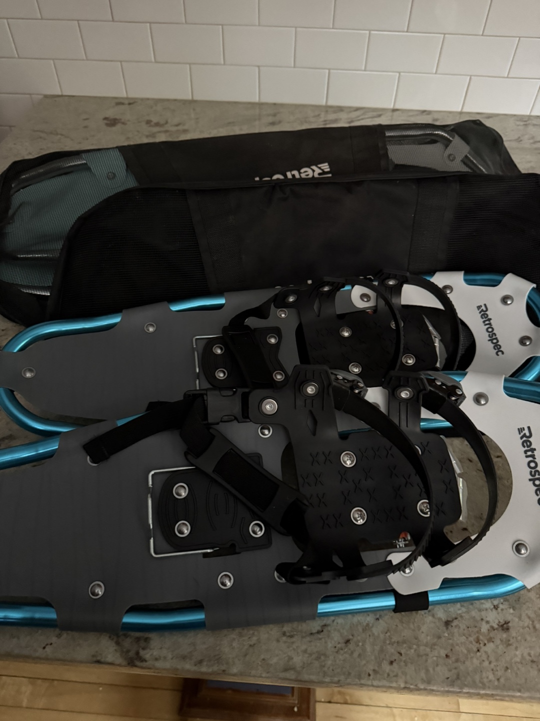 Two pairs of retrospective snowshoes!!