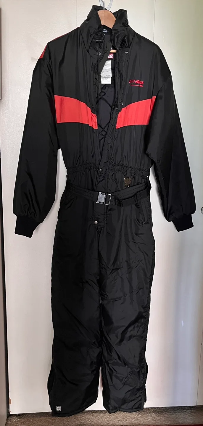 Ski-doo Unisex Black Snowmobile Racing Suit Size P/S thumbnail