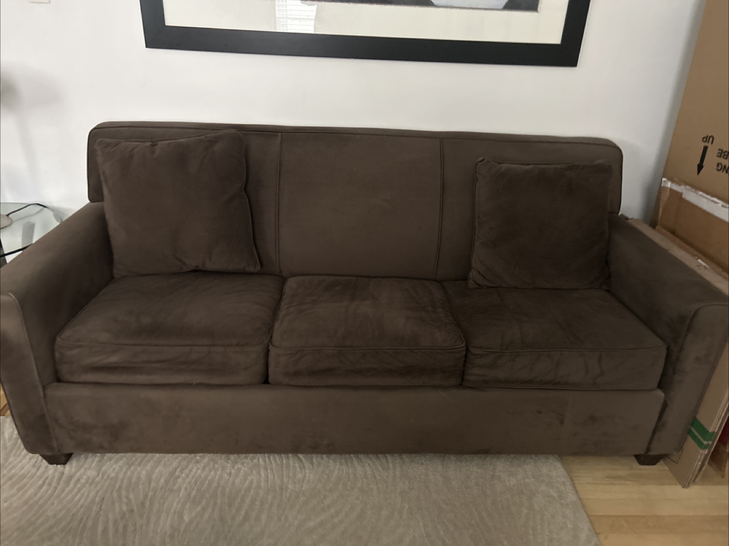Brown Sleeper Sofa #freecycle