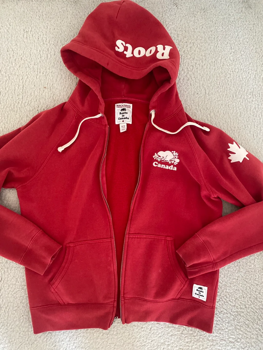 Roots Canada Full Zip Hoodie 🇨🇦 Size M/M thumbnail