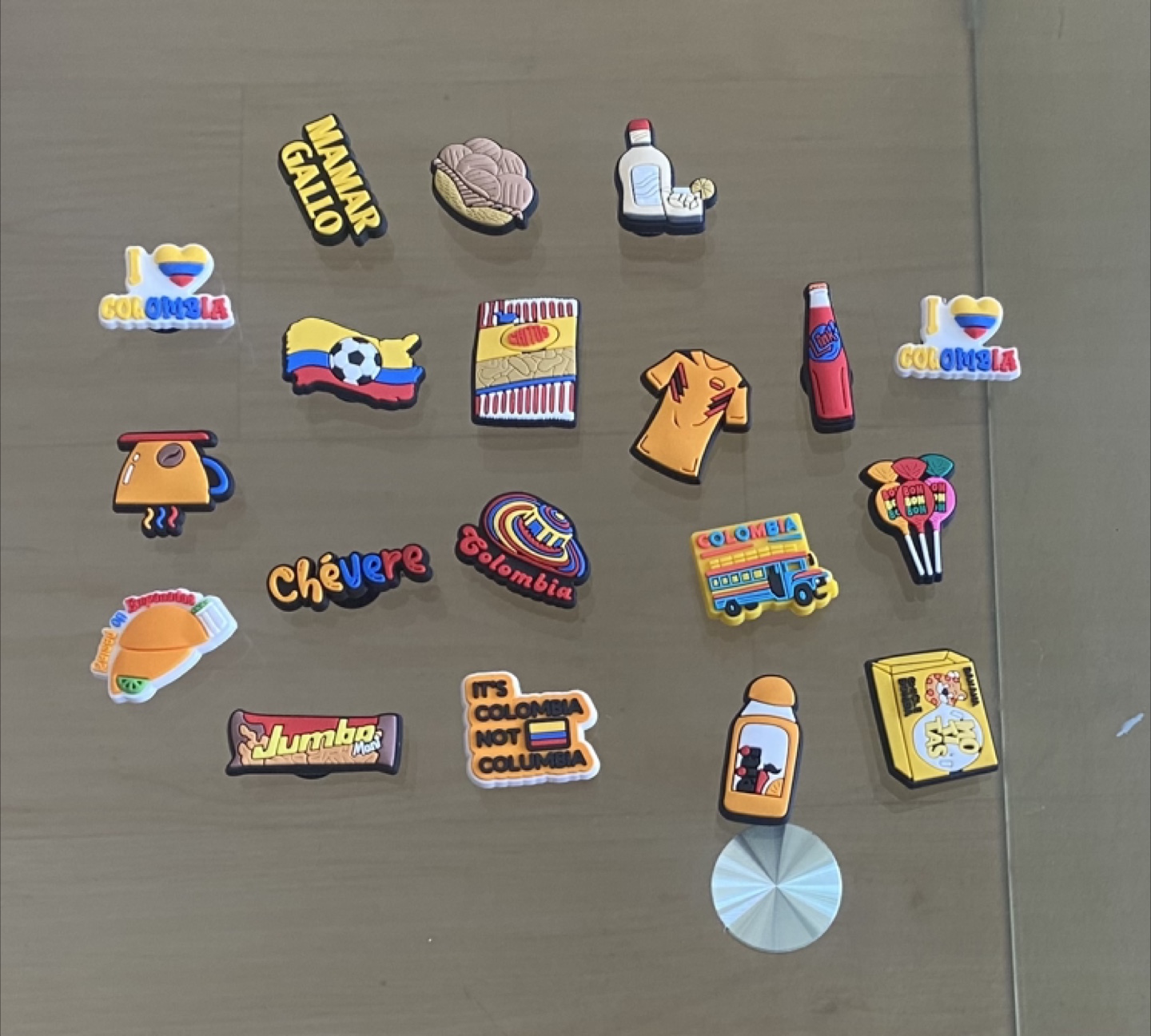 Colombian Flag Pin & Keychain