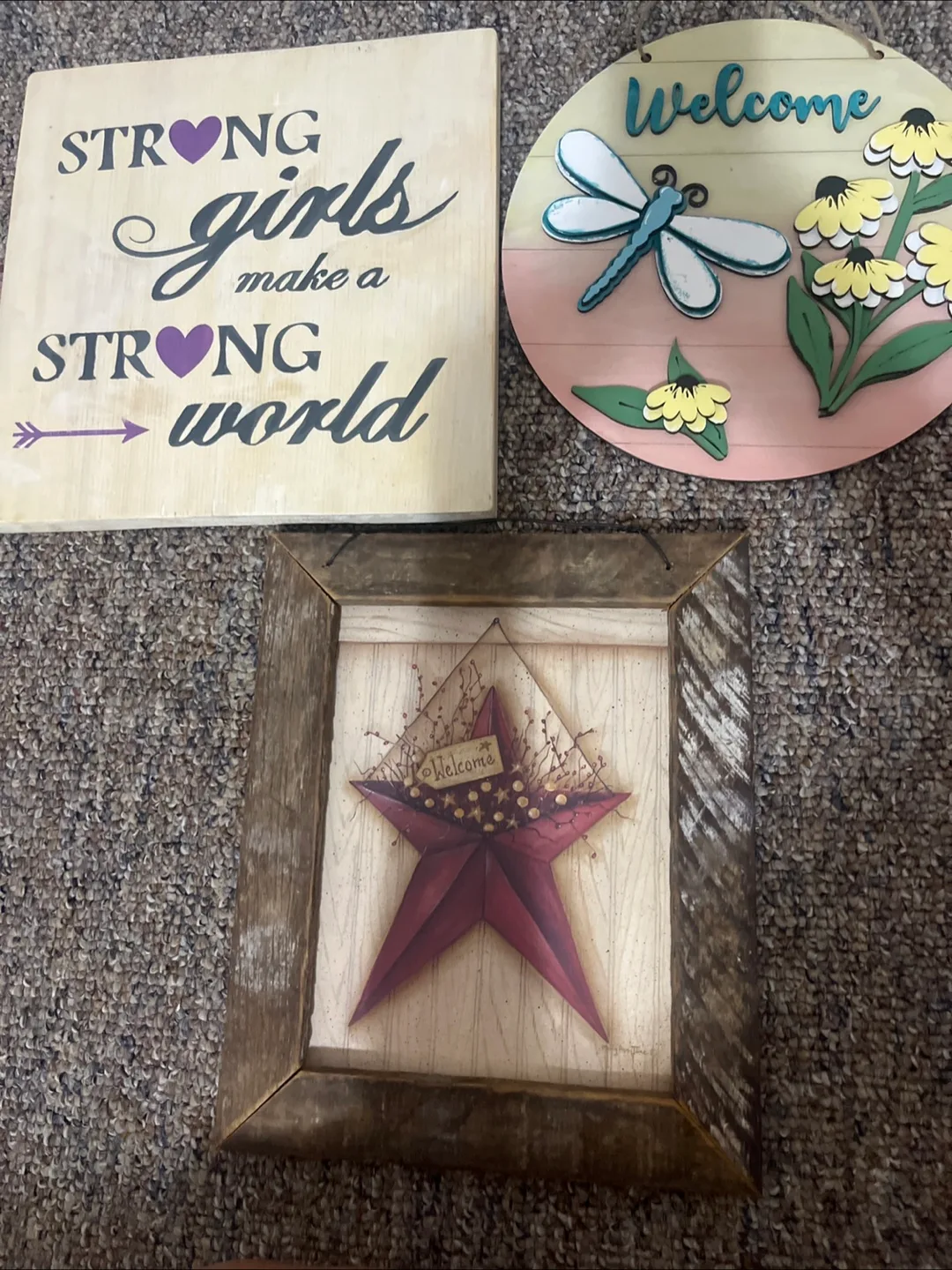 Decorative Wall Art Pieces $10 each thumbnail