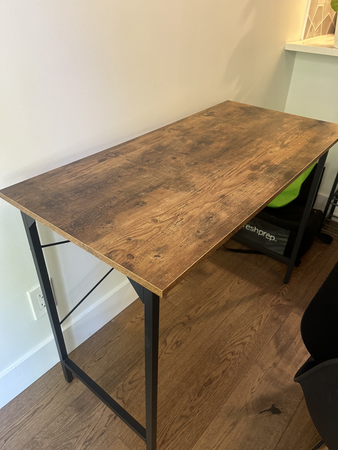 Wood & Metal Desk