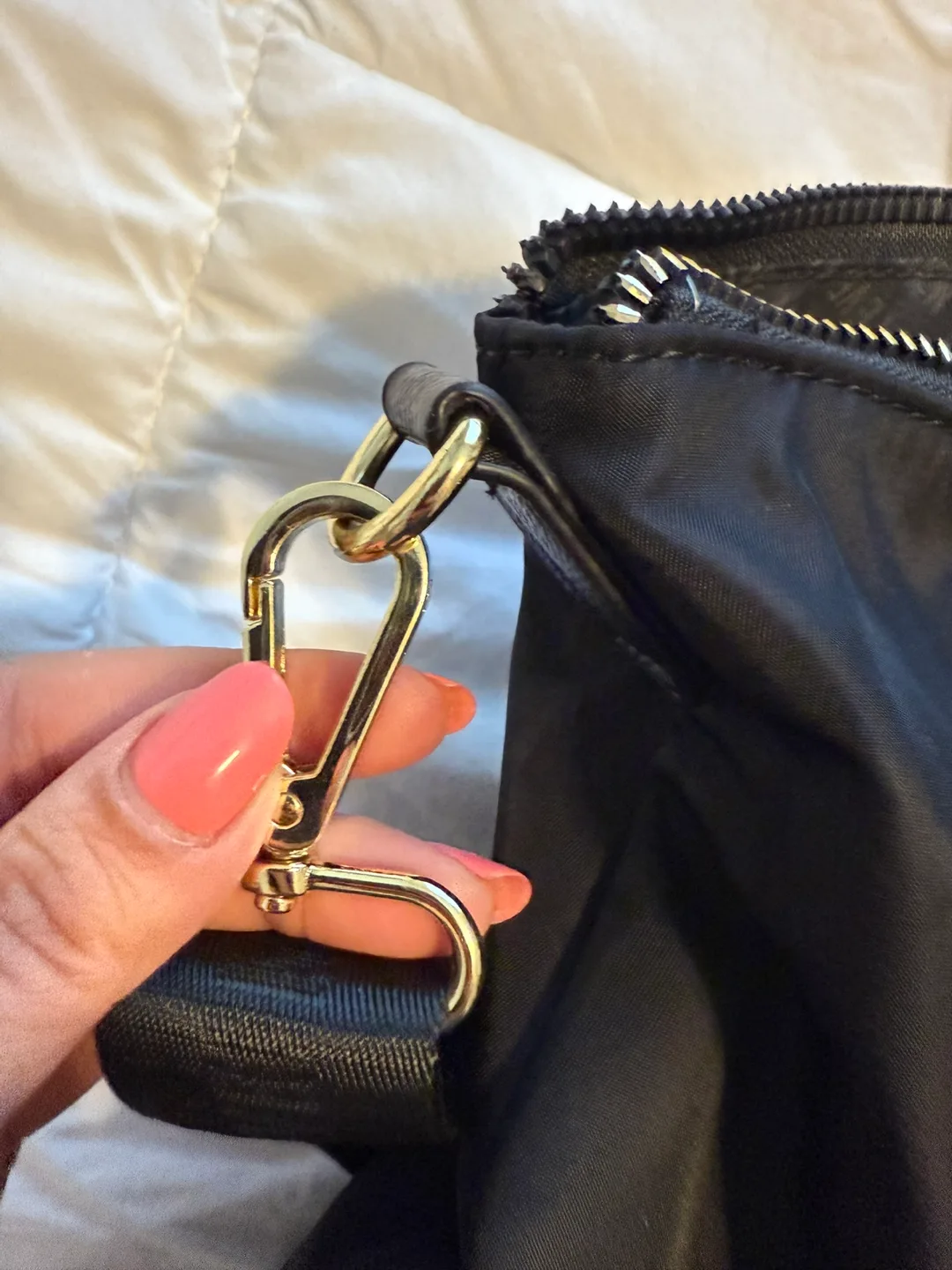 Steve Madden Black Weekender Tote Bag image indicator(2)