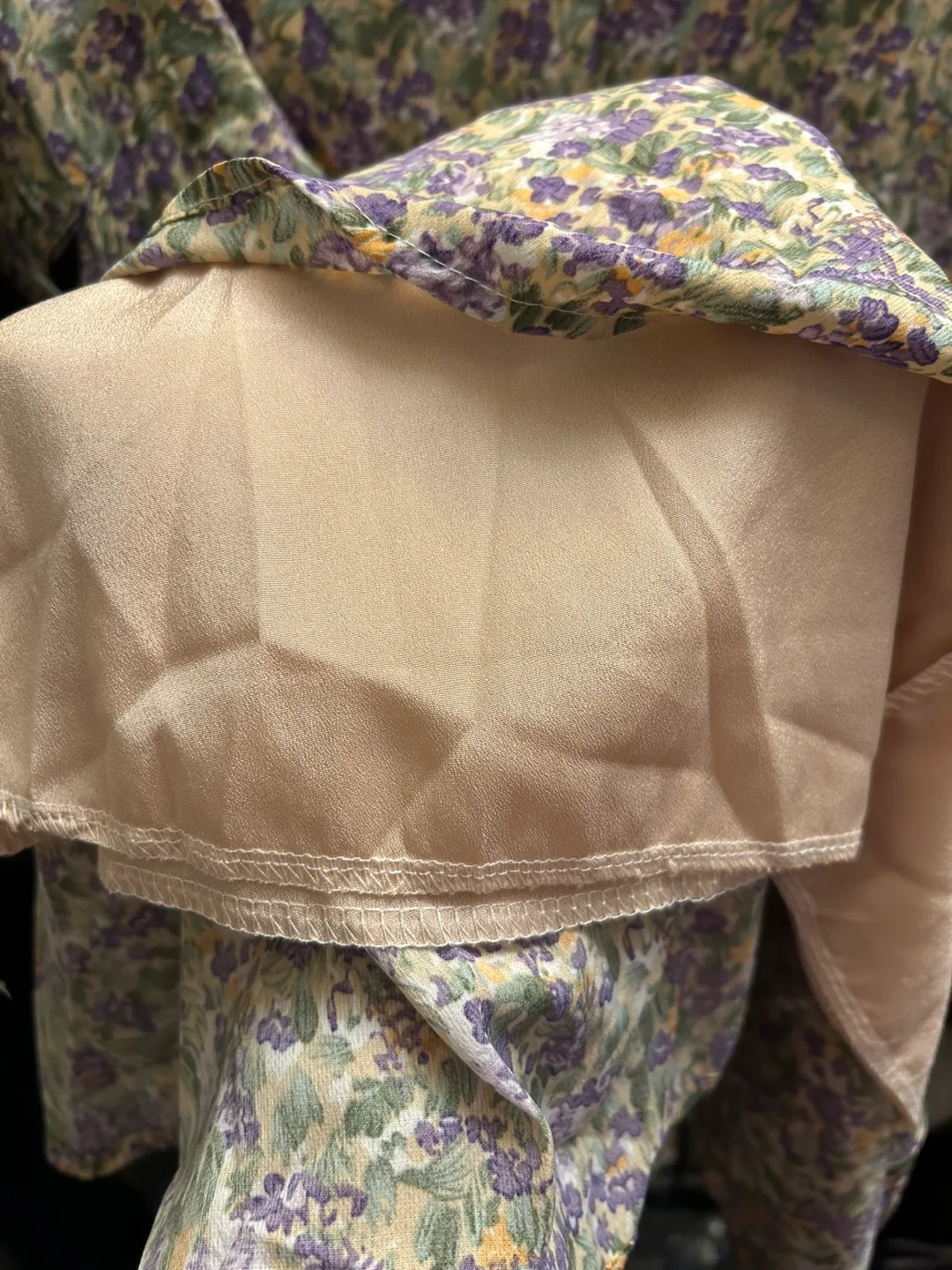 Floral Print Dress with Tie Waist image indicator(5)