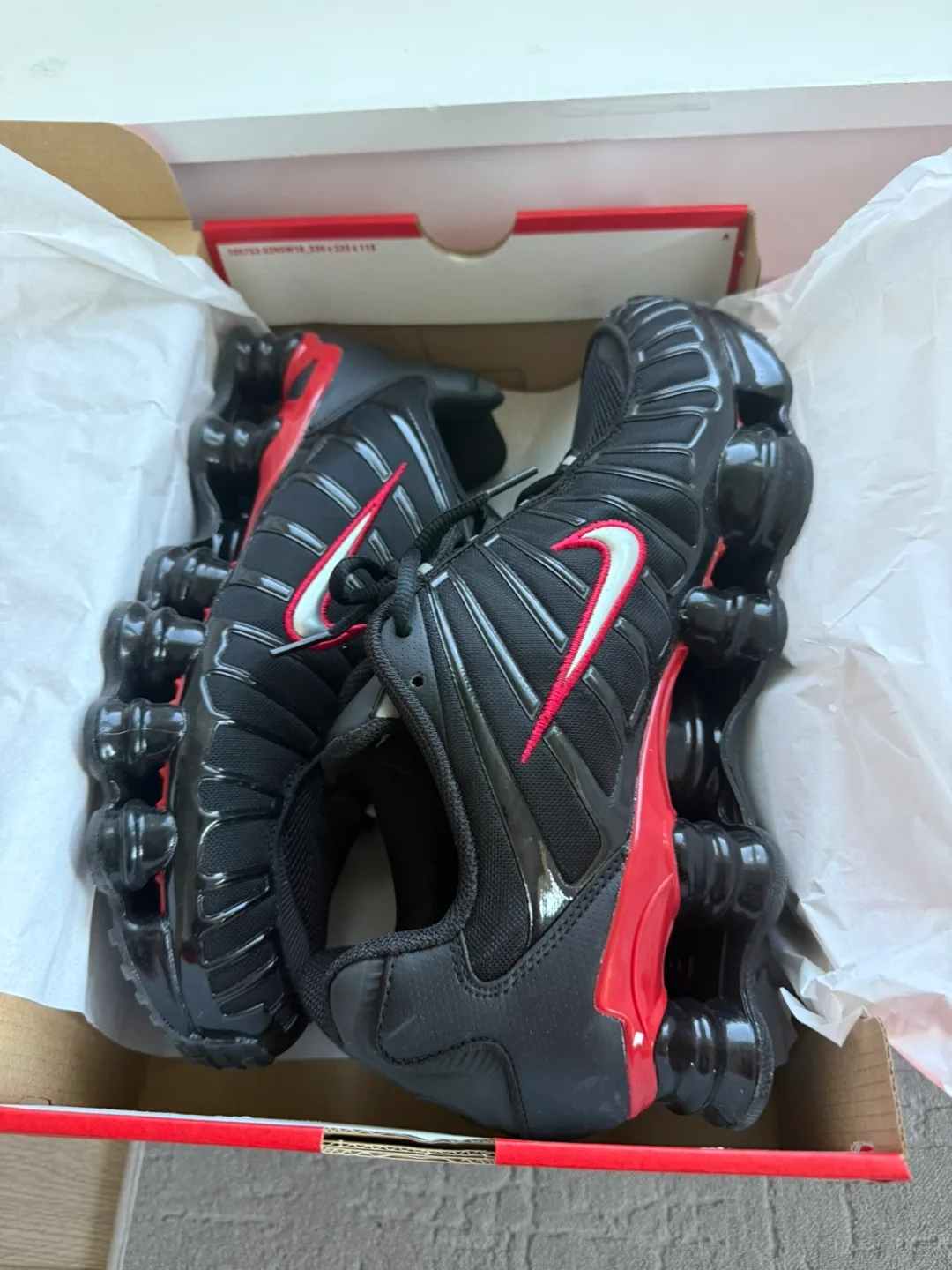 Nike Shox TL Black/Red - Size 10.5 thumbnail
