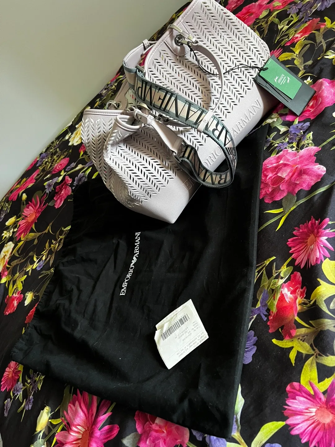 Emporio Armani Lilac Bucket Bag Set thumbnail