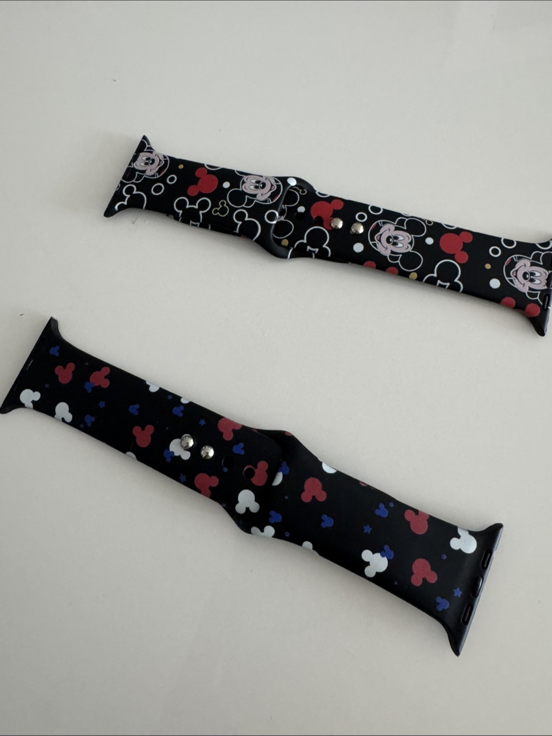 2 Apple Watch Bands NEW- Mickey Mouse Perfect Christmas Gift - photo 2