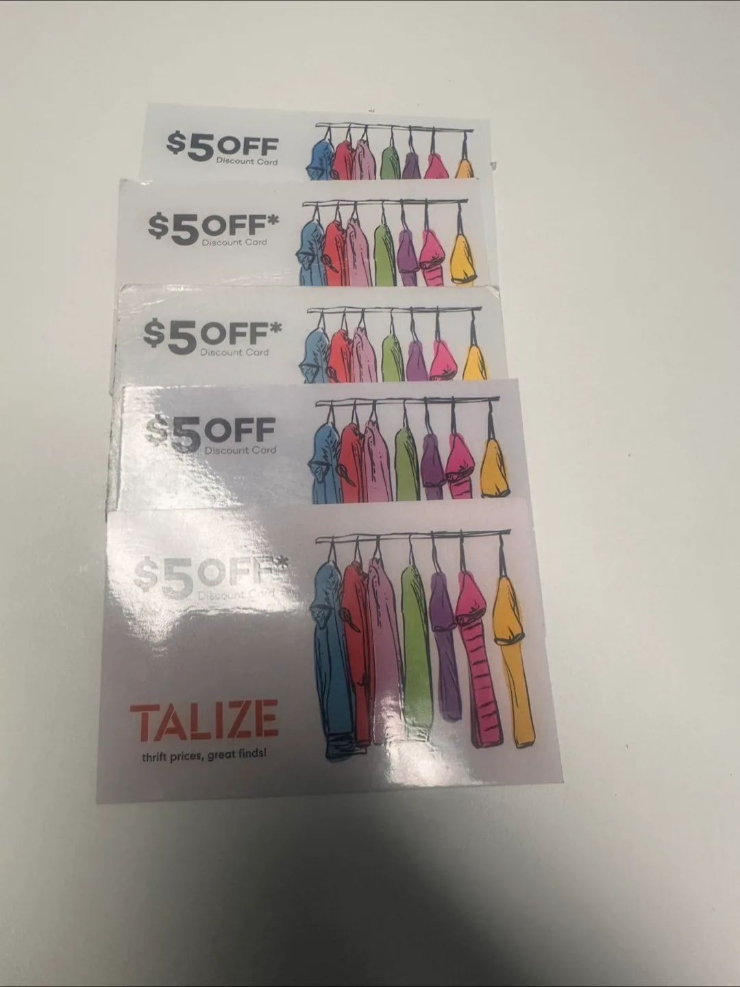 Talize $5 OFF Discount 10 Cards image indicator(3)