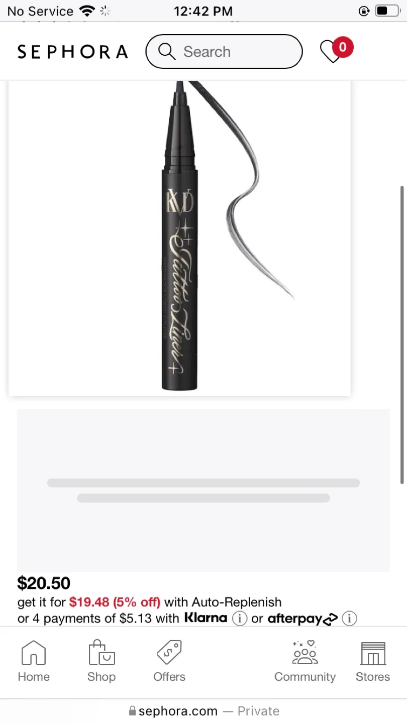 Sealed eye liner trooper black thumbnail