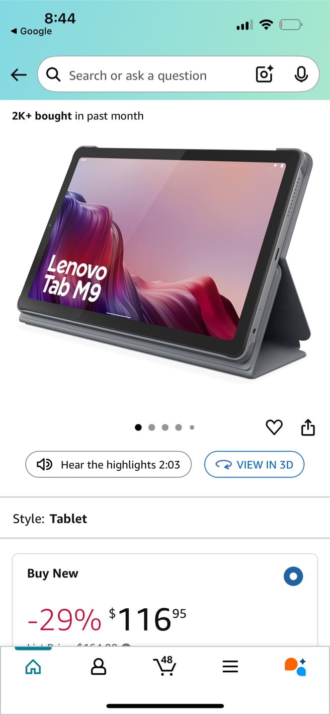 Lenovo Tab M9 Tablet - Gray - photo 5