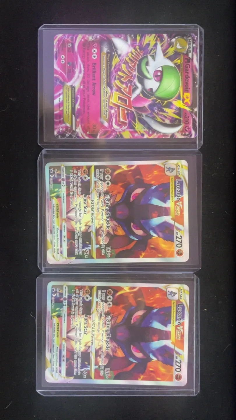 Pokemon Cards - Gardevoir EX & Lucario VSTAR thumbnail