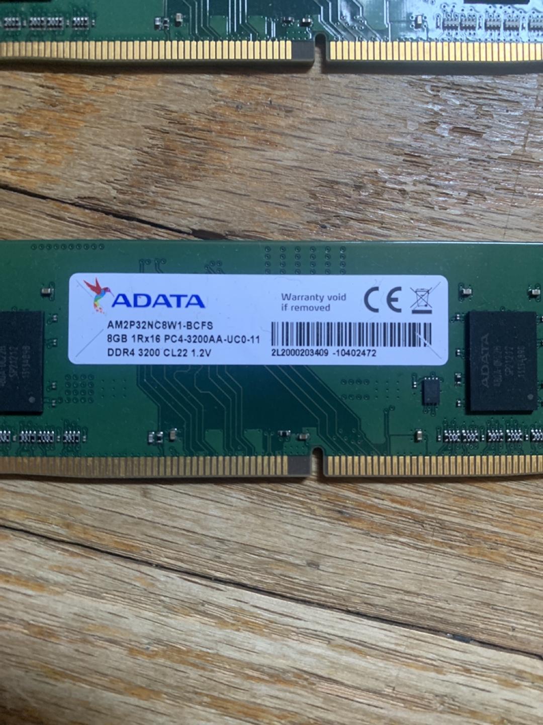 ADATA 8GB DDR4 3200 CL22 1.2V RAM - photo 2