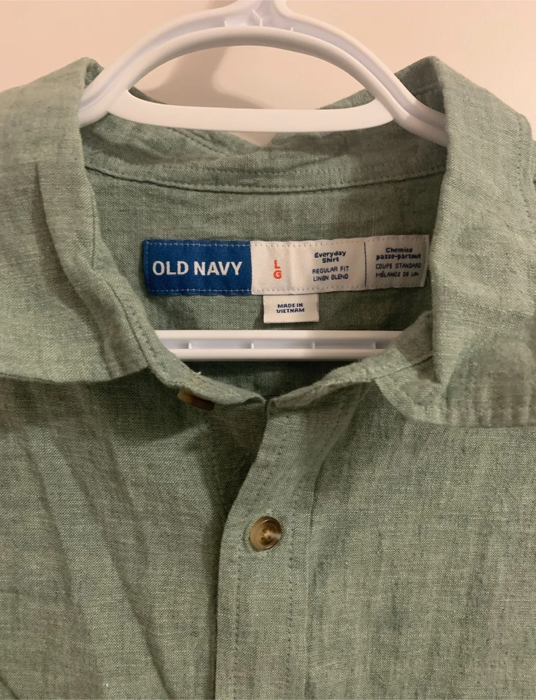 Men’s Linen Button-Down Shirt image indicator(2)