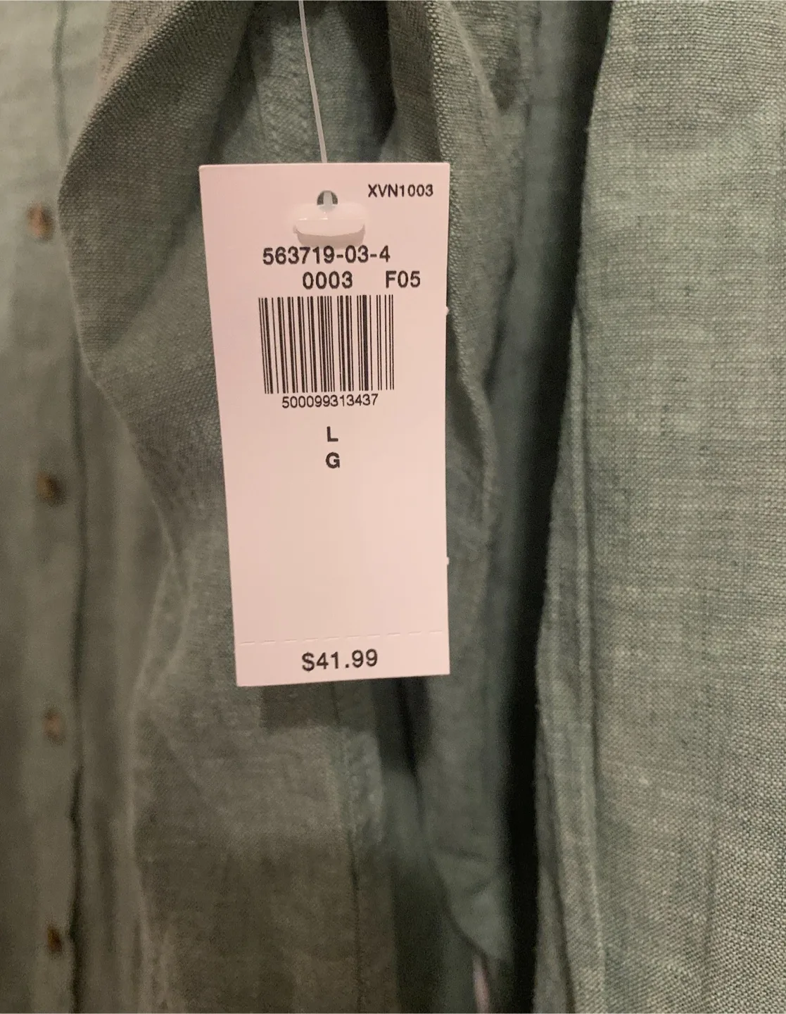 Men’s Linen Button-Down Shirt image indicator(3)