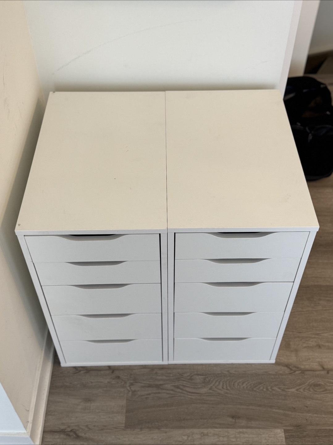Two IKEA Alex Drawer Units - White - photo 3