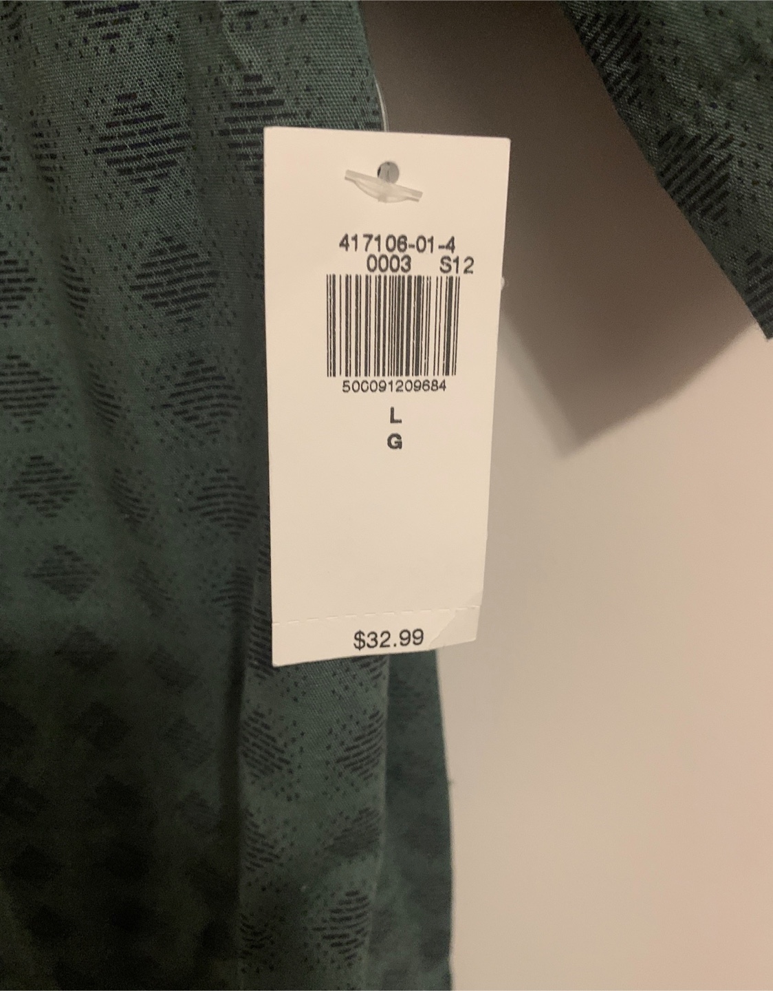 Men’s Patterned Button-Down Shirt - photo 2