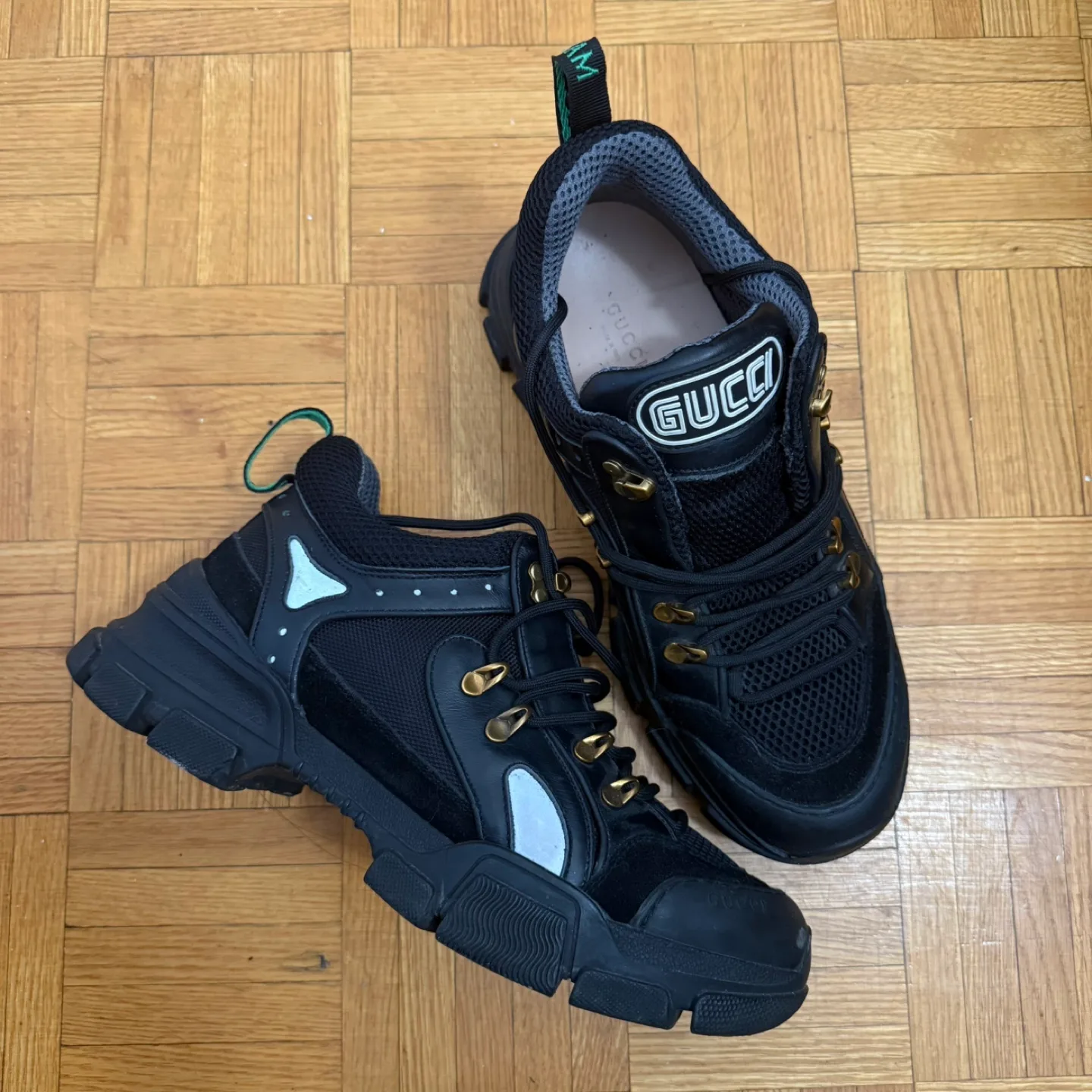 Gucci flashtrej Sneaker Black Size 8 thumbnail