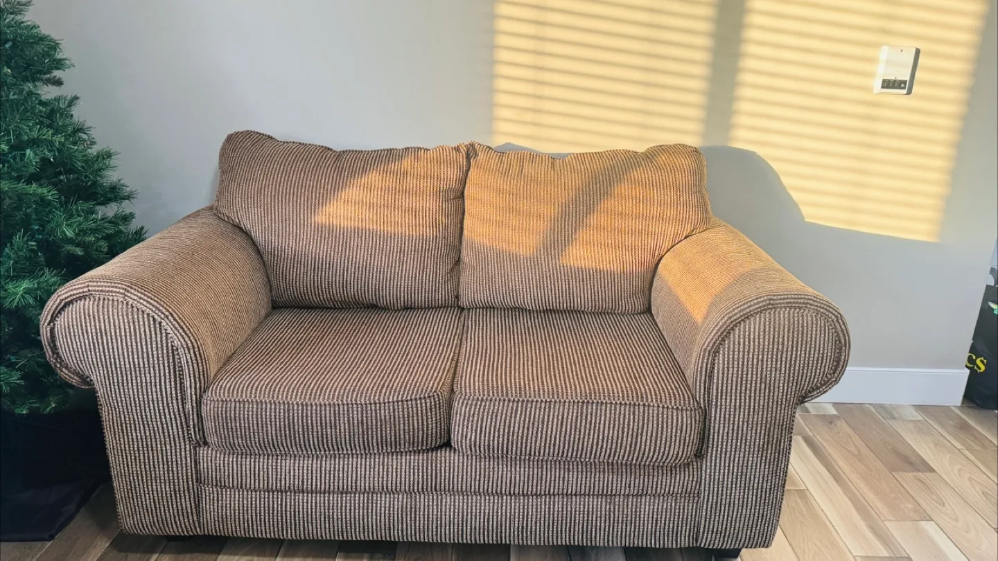 Loveseat Sofa - Brown thumbnail