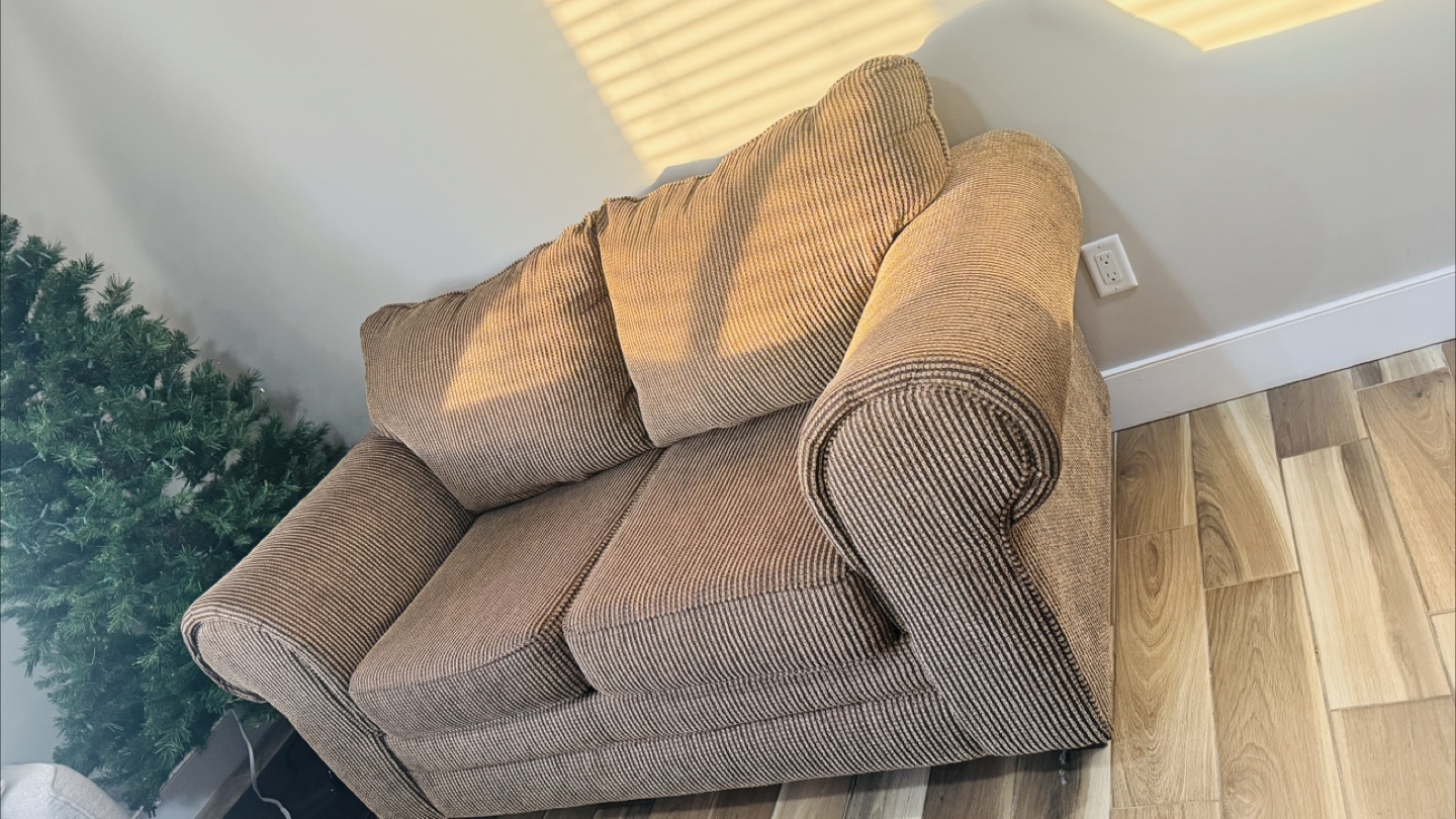 Loveseat Sofa - Brown - photo 2
