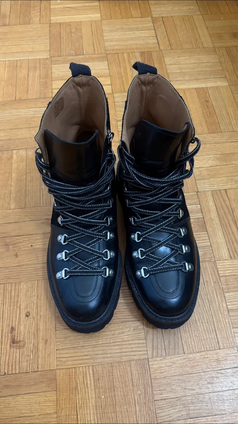 Grenson Brady Black Leather Hiking Boots image indicator(2)