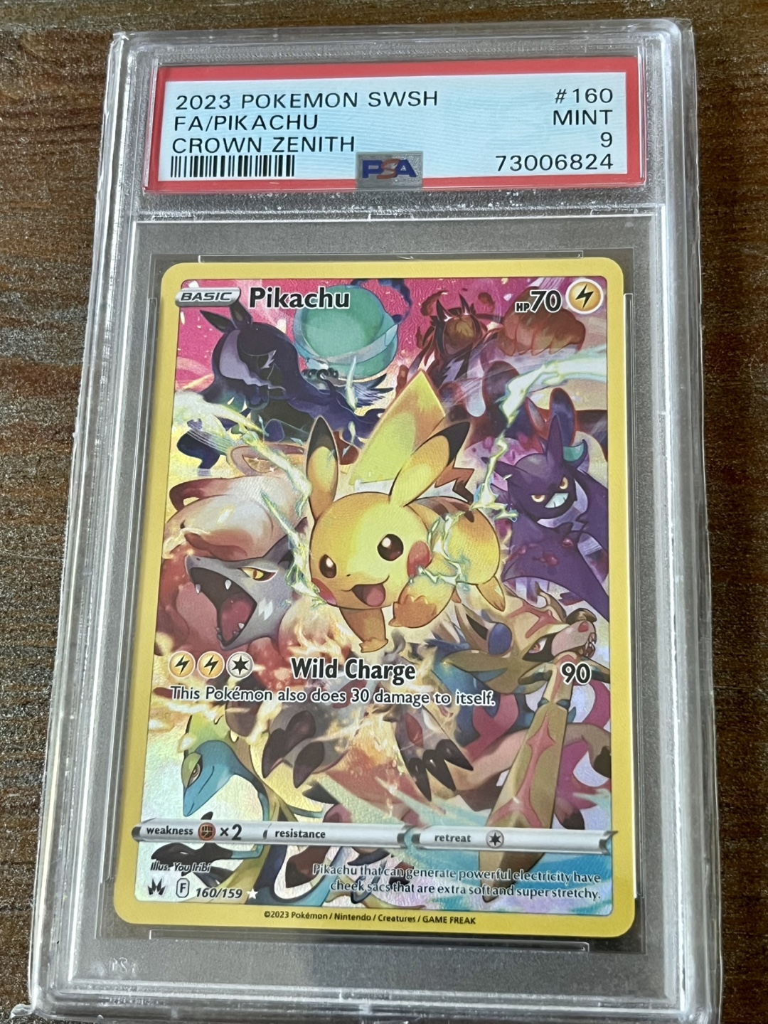 PSA 9 Pikachu 160/159 - photo 2