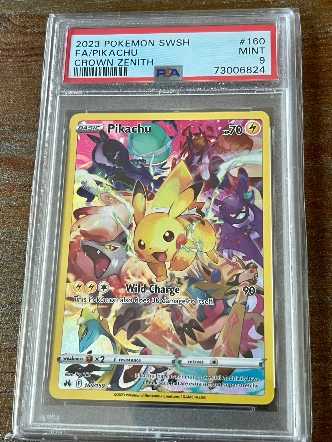 PSA 9 Pikachu 160/159 image indicator(2)