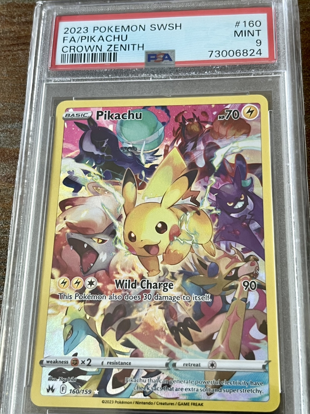 PSA 9 Pikachu 160/159