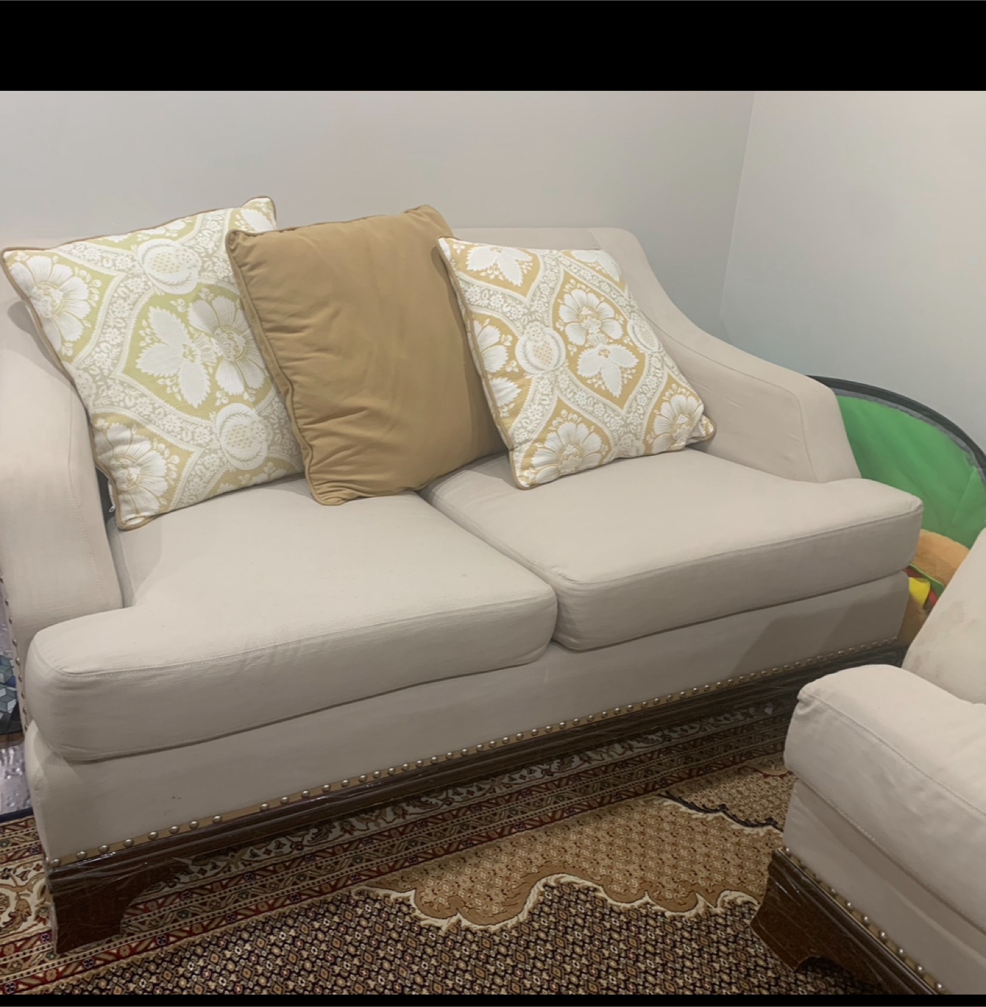 Moroccan Beige Sofa set dubai with Pillows - photo 2