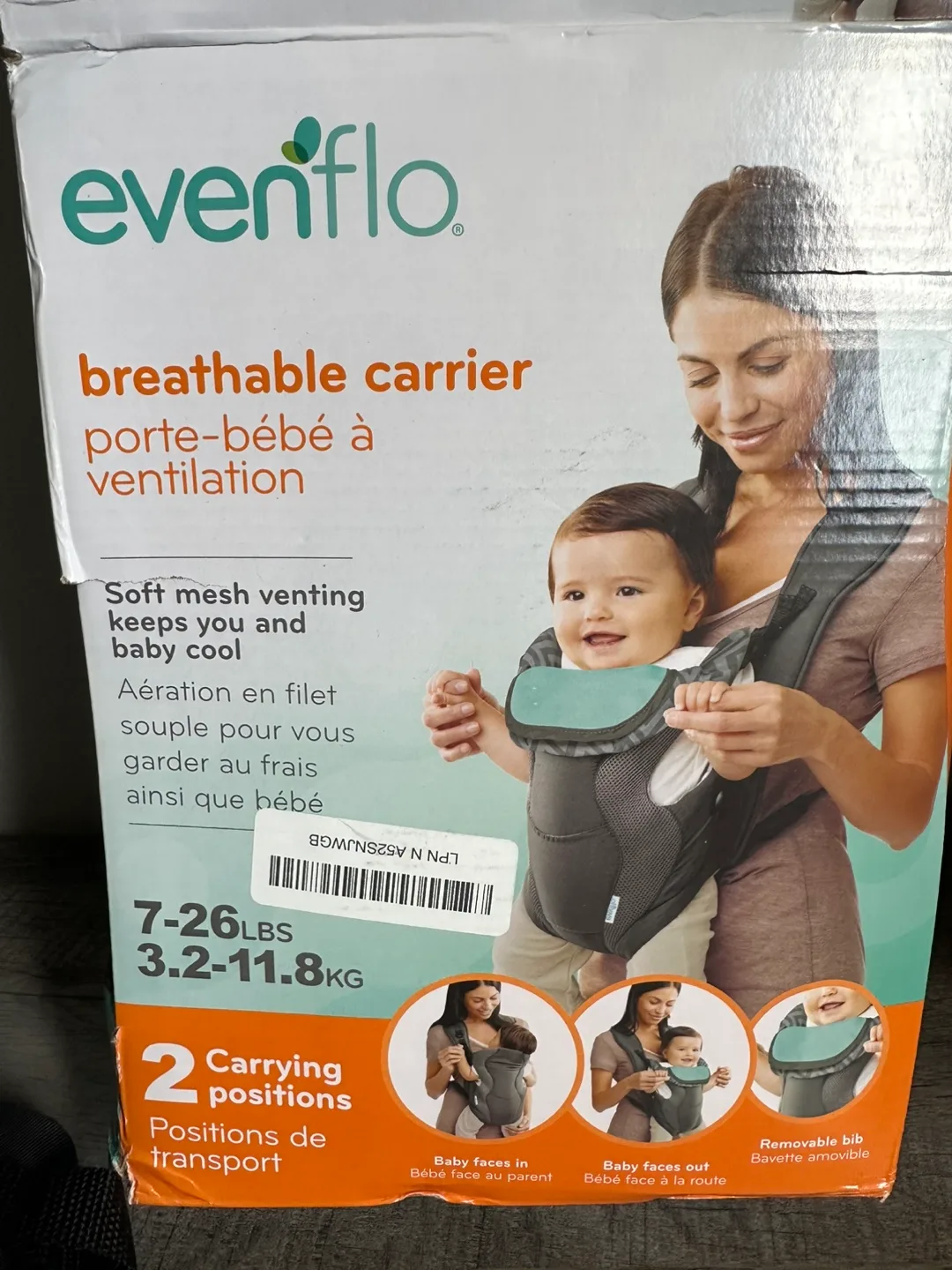 Evenflo Breathable Carrier - NEW thumbnail