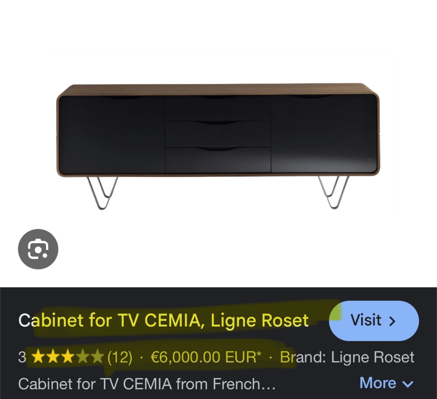 Ligne Roset CEMIA TV Cabinet/ sideboard - photo 2