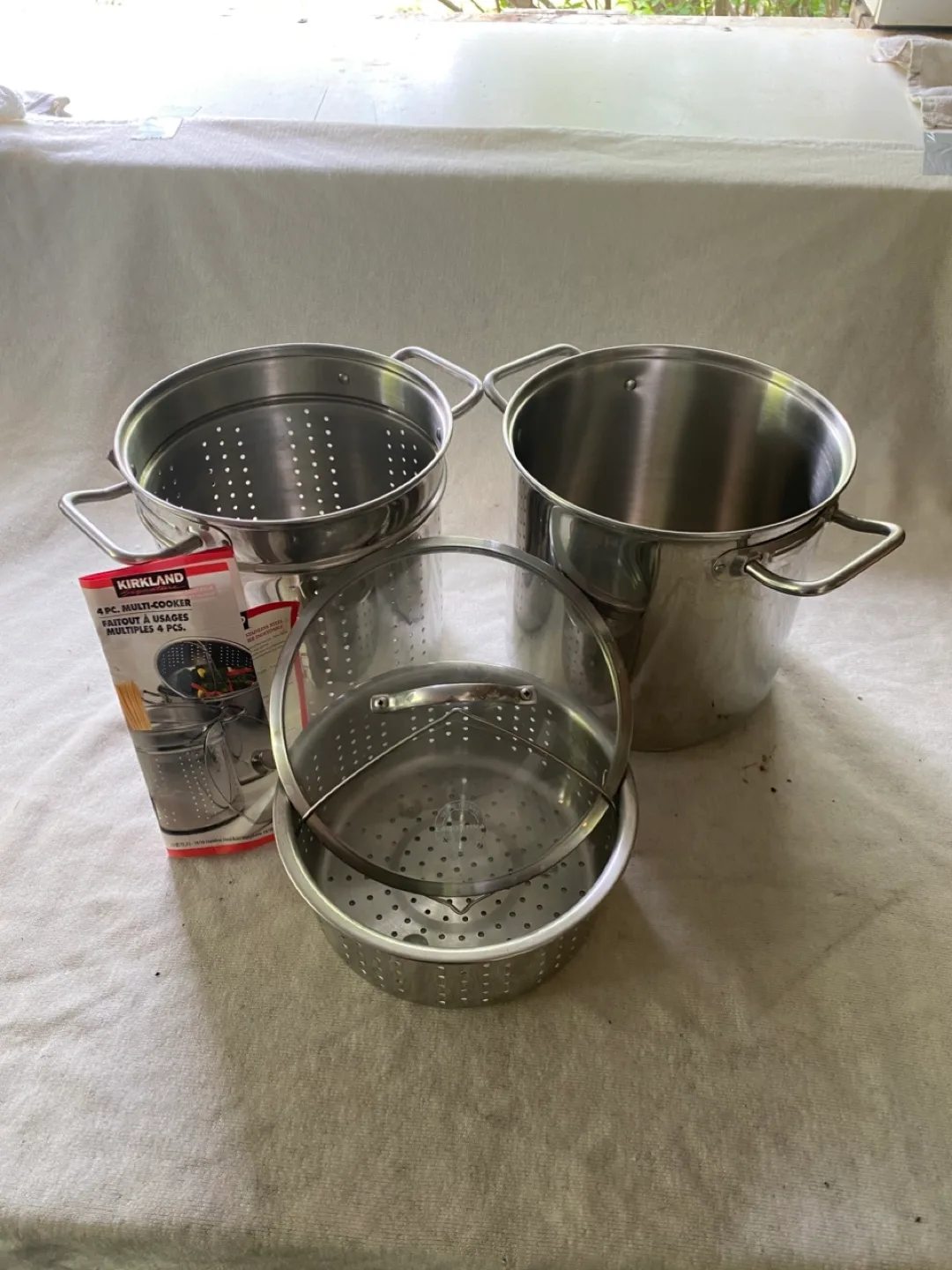 Kirkland 4-Piece Multi-Cooker Set - Stainless Steel thumbnail