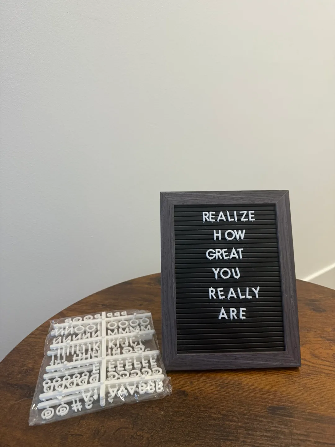 Wood Frame Changeable Letter Board Sign thumbnail