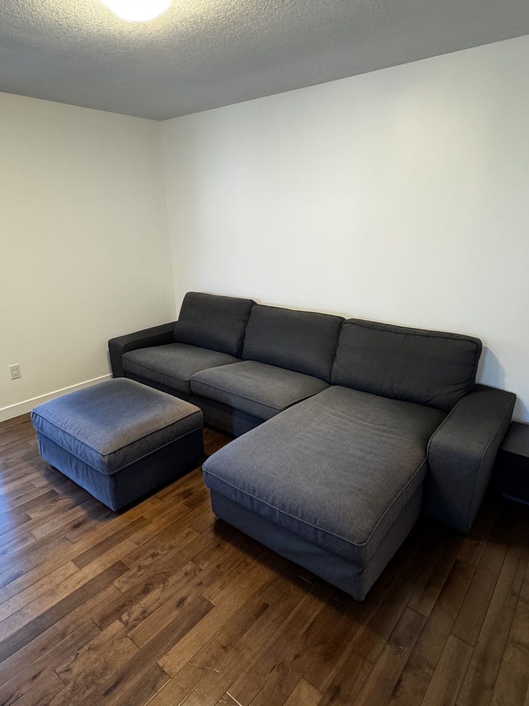 IKEA Kivik Sectional Sofa with Ottoman - Grey - photo 4