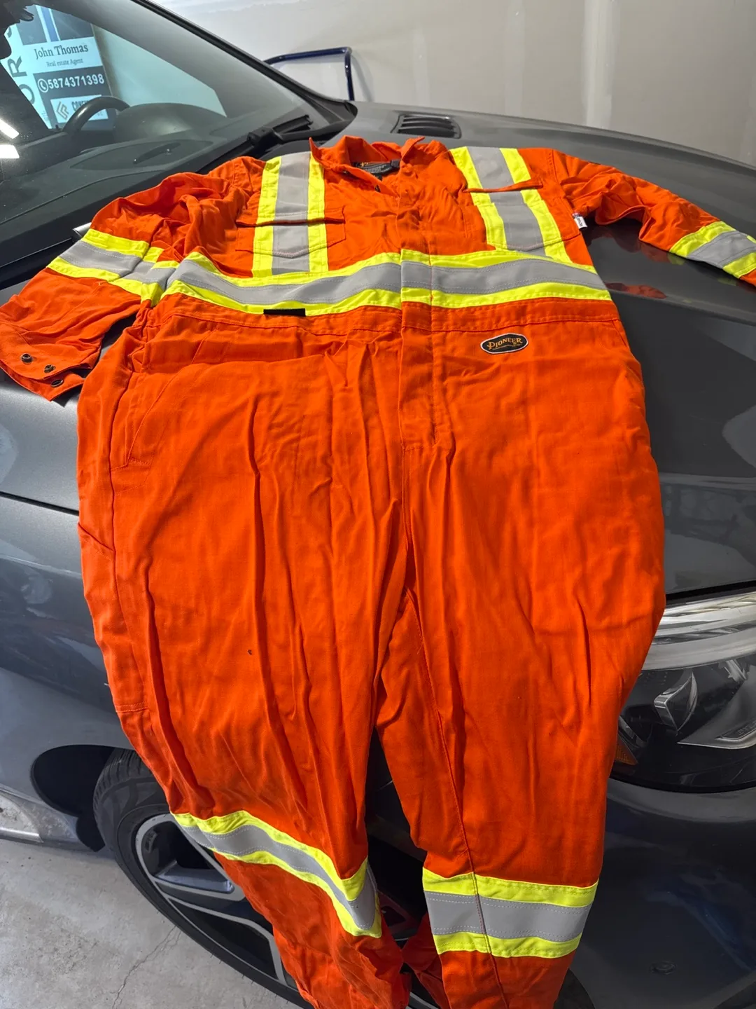 Pioneer Orange Coverall - Size 44T thumbnail