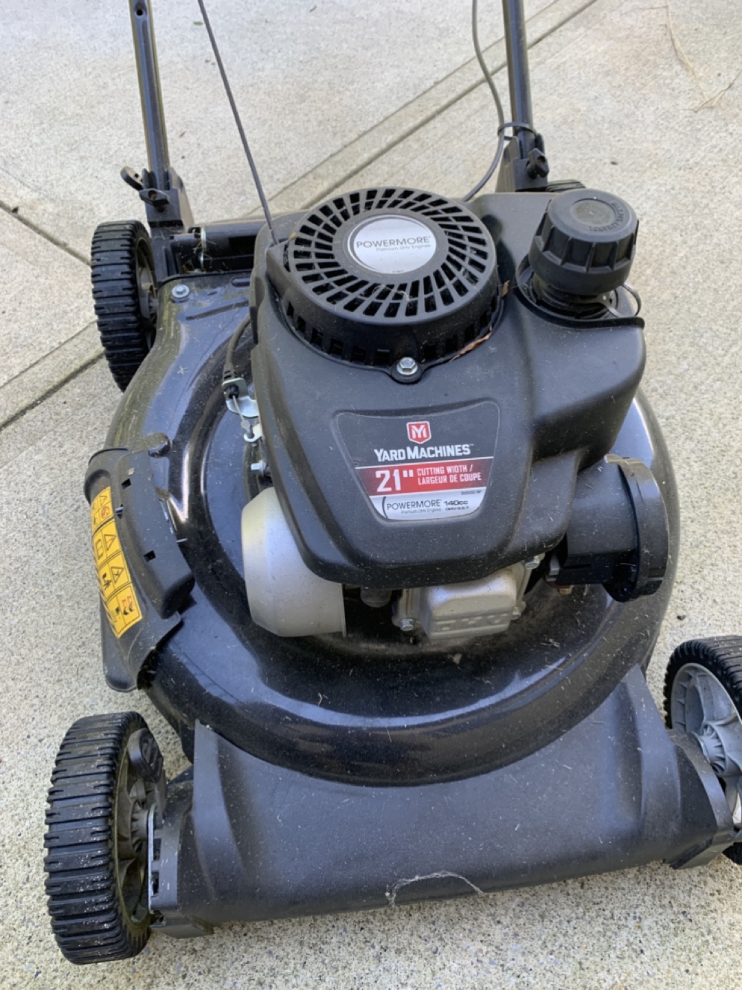 Yard Machines Lawnmower