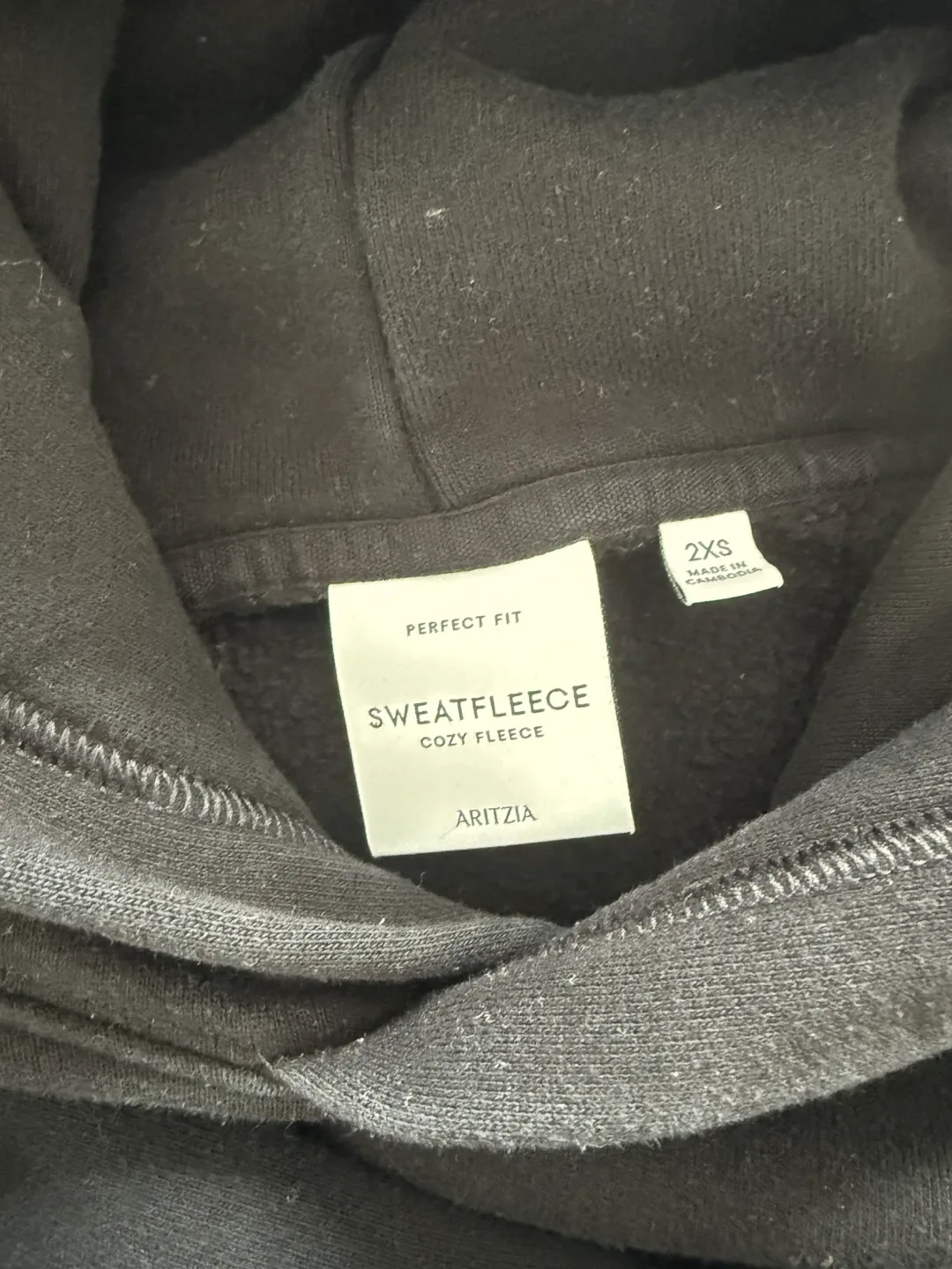 Aritzia Sweatfleece Cozy Fleece Hoodie - 2XS image indicator(2)