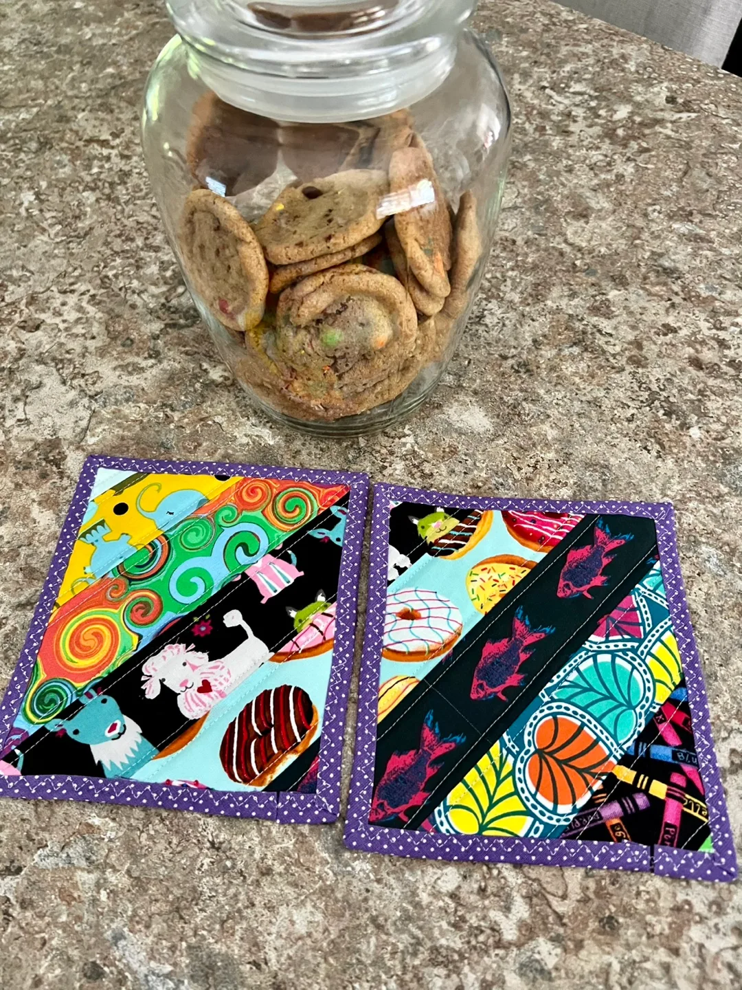Handmade Fabric Coasters .accessories are Not included. image indicator(2)