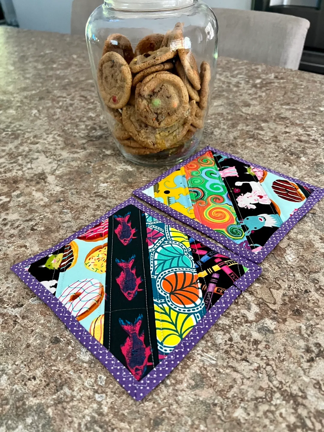 Handmade Fabric Coasters .accessories are Not included. image indicator(4)