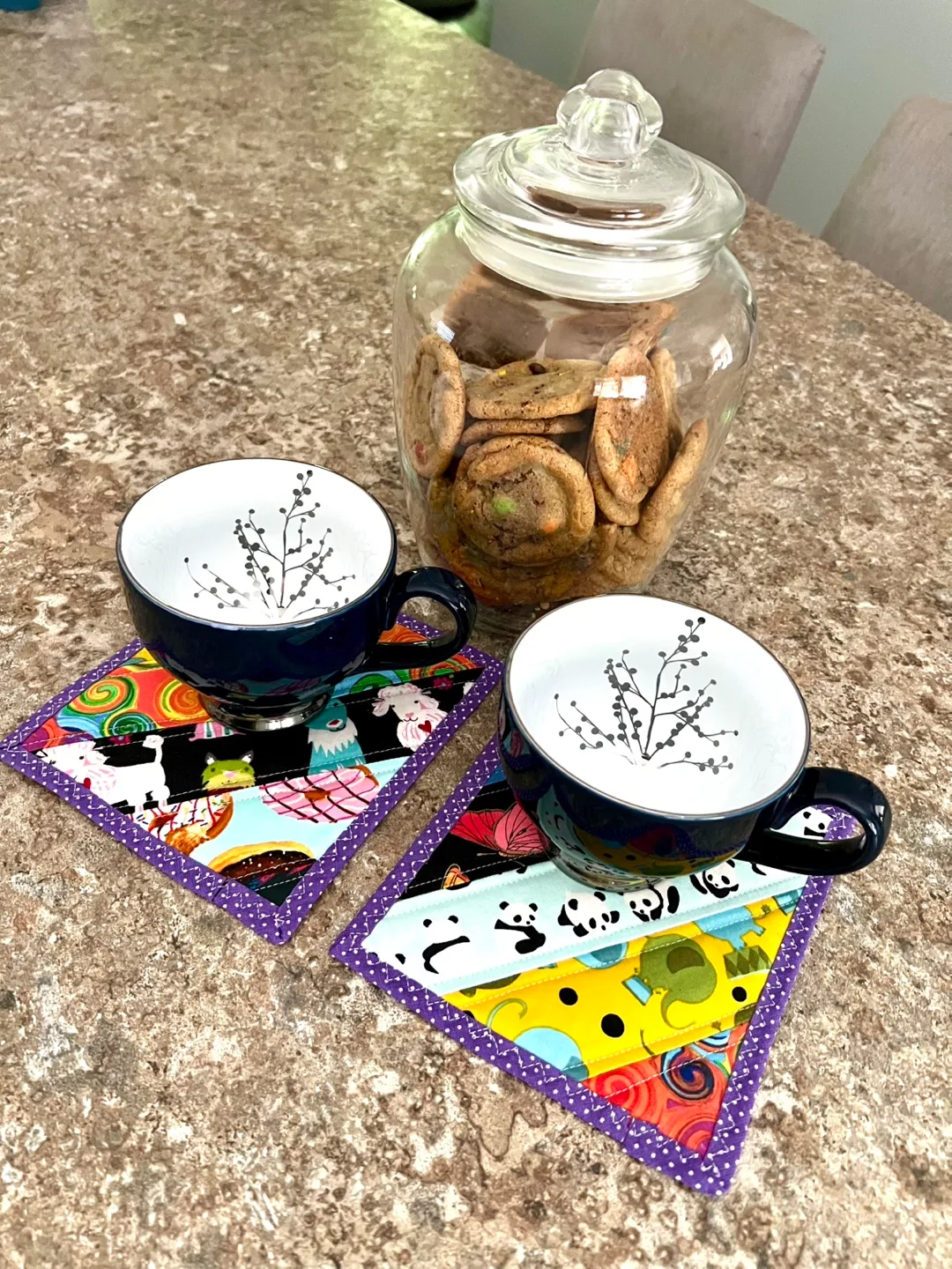 Handmade Fabric Coasters .accessories are Not included. image indicator(7)