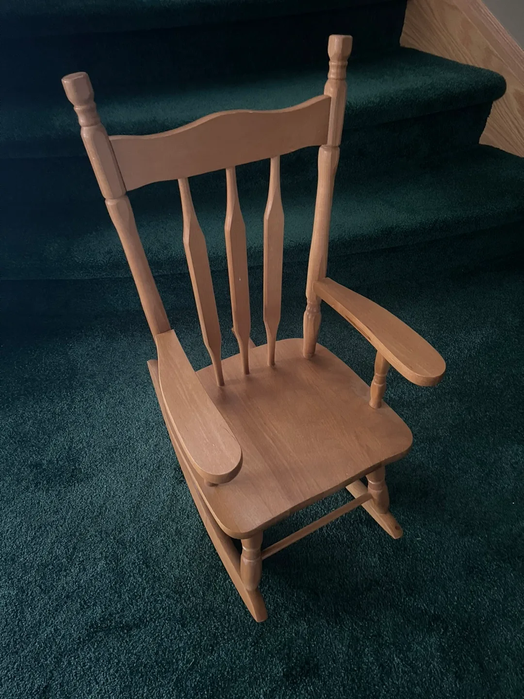 Wooden Rocking Chair thumbnail
