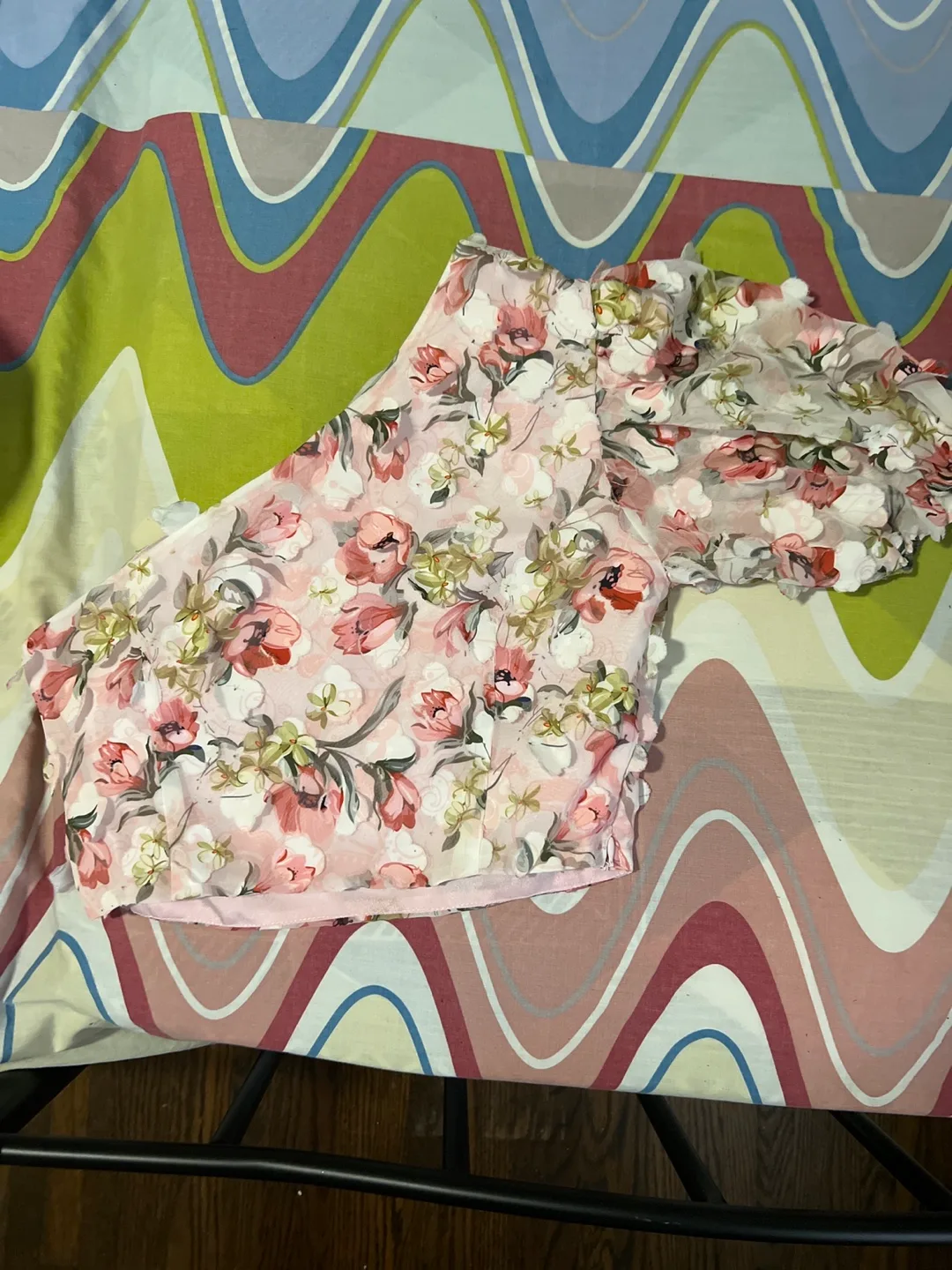Floral Print Crop Top thumbnail
