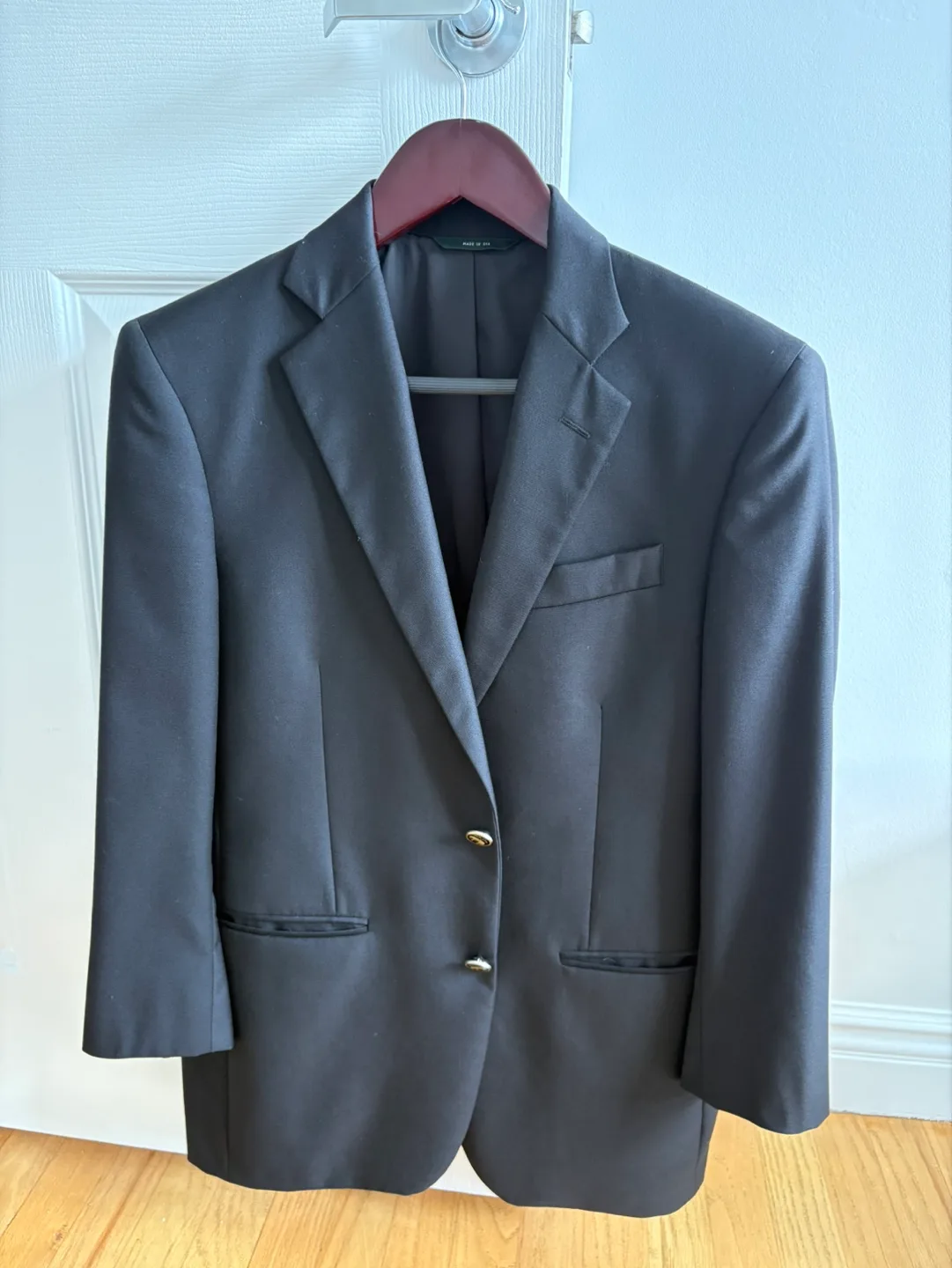 Brooks Brothers Suit Jacket/blazer- Size 36S black thumbnail